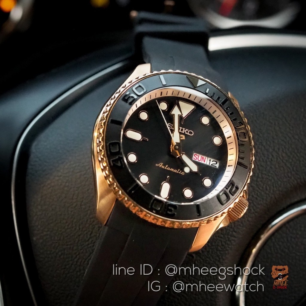 seiko modify yacht master rose gold