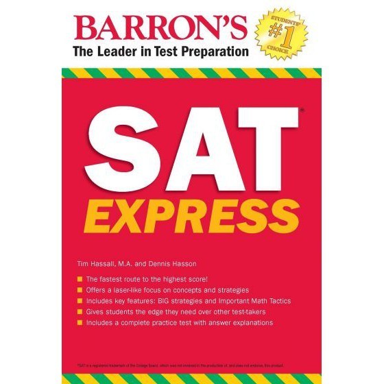 DKTODAY หนังสือ BARRON’S SAT EXPRESS | Shopee Thailand