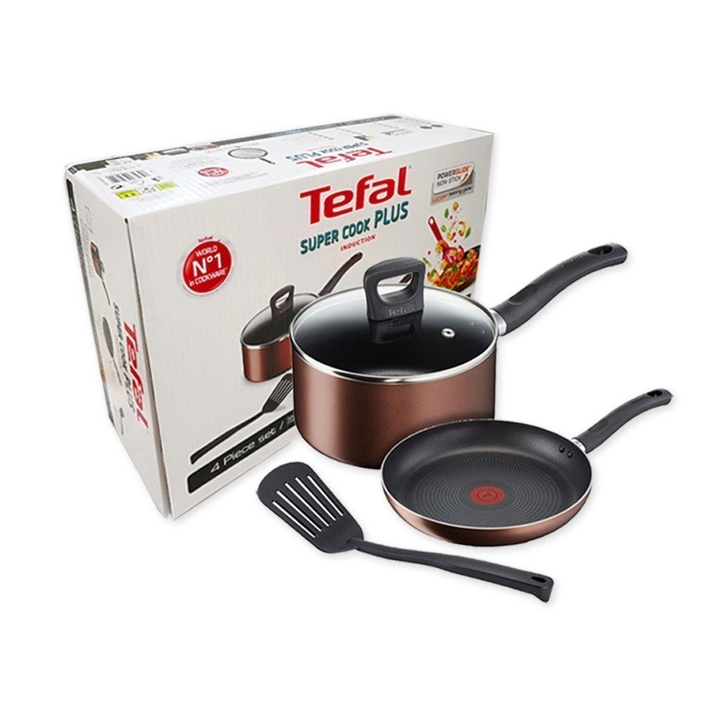 [สินค้าสมนาคุณ] Tefal Super Cook Plus Set เซ็ตเครื่องครัว 4 ชิ้น ประกอบ ...