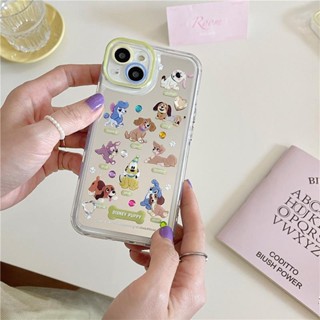 C200 [พร้อมส่งในไทย🐝] เคสไอโฟน iPhone เคสกระจกรวมน้องหมา มีสตก.ตกแต่ง