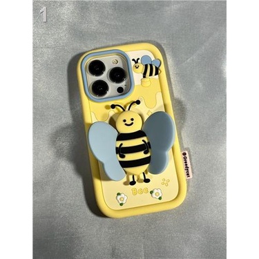 ใหม่-เคสโทรศัพท์มือถือ-แบบพับได้-ลายผึ้งน้อยน่ารัก-ไฮเอนด์-สําหรับ-iphone-apple-14promax-13-13pro-14pro