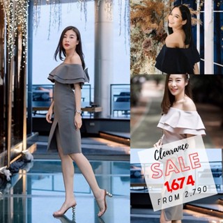 เดรส EL0901 Ivy Dress (ลด130 โค้ดWQUCEP) ชุดใส่เที่ยว ชุดออกงาน ชุดเพื่อนเจ้าสาว | Evalynbrand