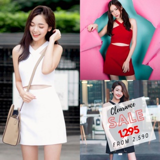 เดรส EL0102 Eliza Dress (ลด130 โค้ดWQUCEP) ชุดใส่เที่ยว ชุดออกงาน ชุดเพื่อนเจ้าสาว | Evalynbrand