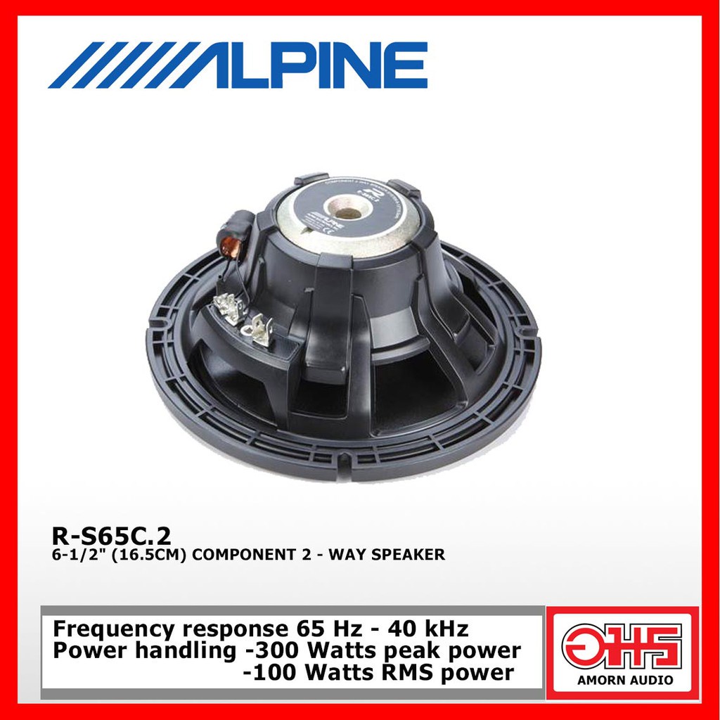 alpine-r-s65c-2-6-1-2-16-5cm-component-2way-speaker-ลำโพงรุ่น-r-ซีรีส์-100-watts-rms-amor