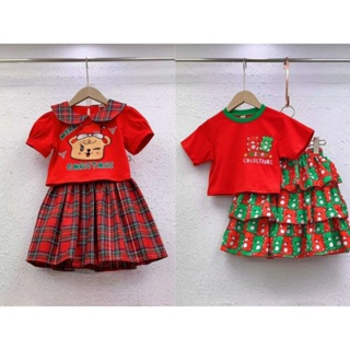 ชุดแดงเด็ก ชุดคริสต์มาส​ ชุดแซนตี้ (งานไทย)