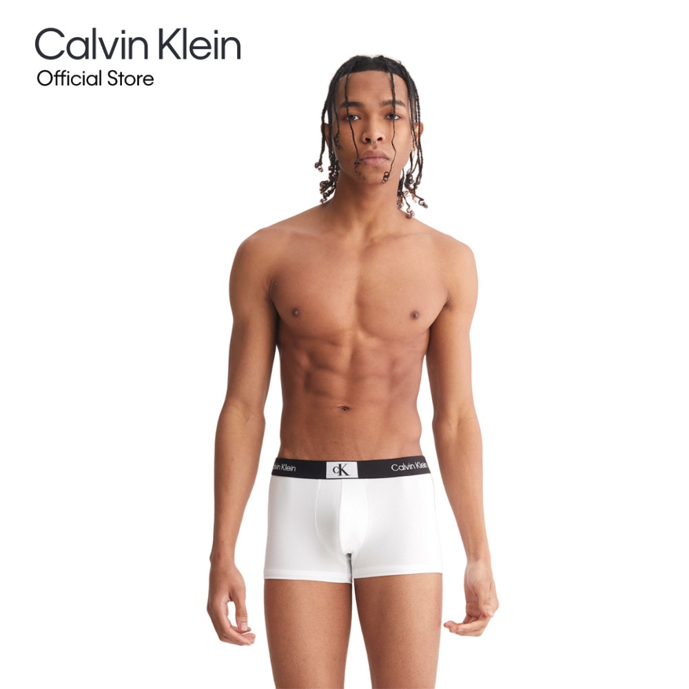 calvin-klein-กางเกงในชาย-1996-micro-ทรง-low-rise-trunk-รุ่น-nb3406-100-สีขาว