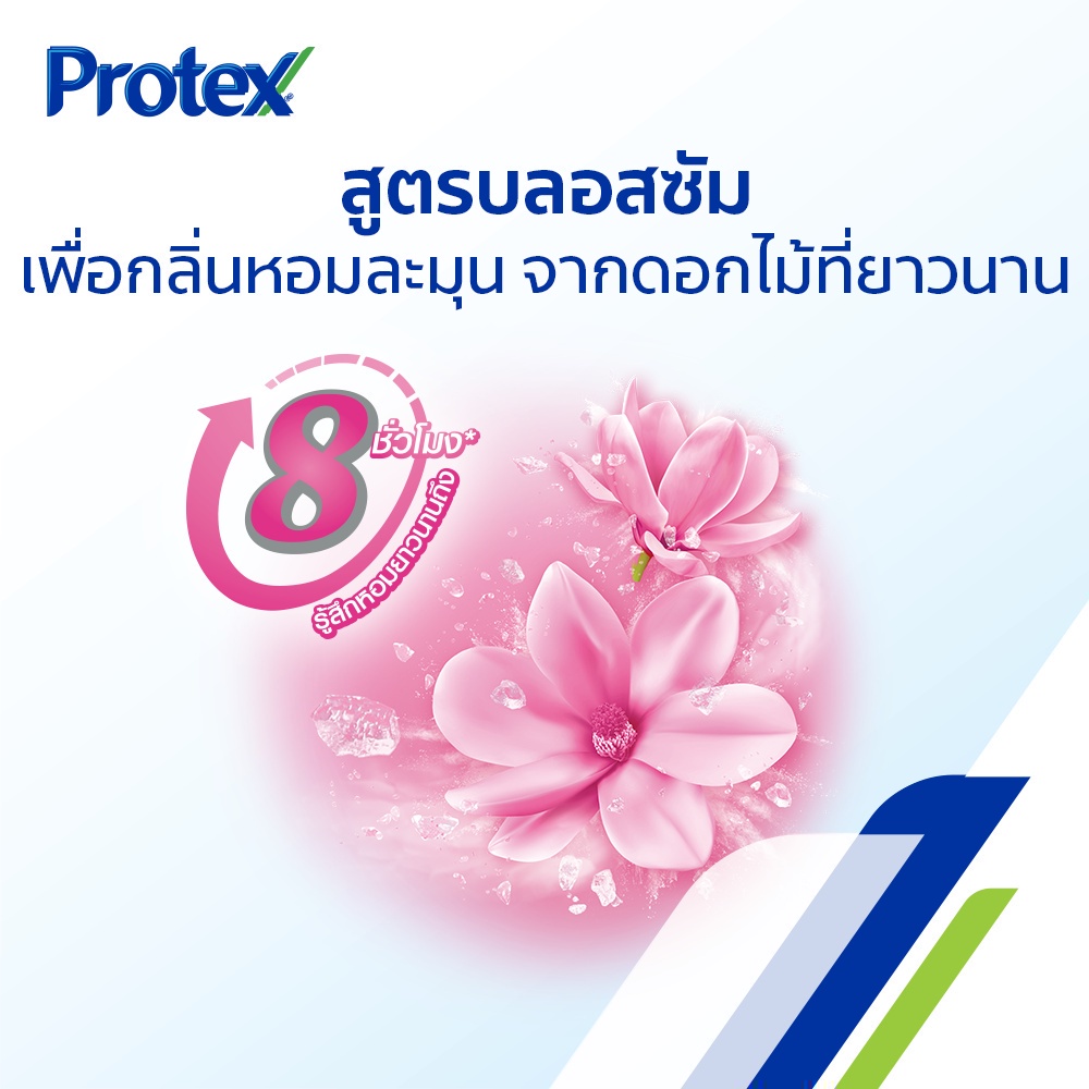 protex-โพรเทคส์-บลอสซั่ม-280-ก-รวม-2-ขวด-ช่วยให้รู้สึกเย็นสดชื่น-แป้งเย็น-protex-talcum-powder-blossom-280g-total-2-bottles