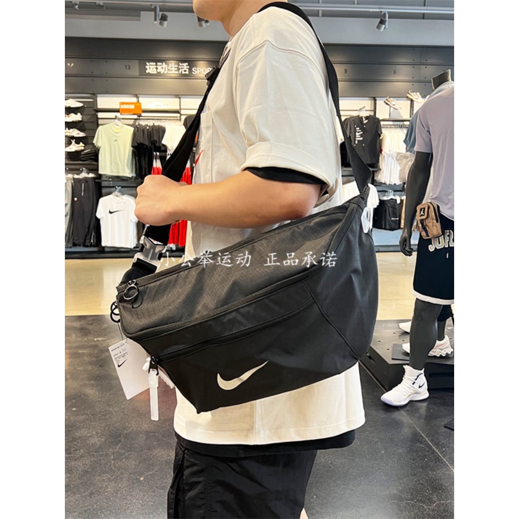 ☏ ☾กระเป๋าสะพายข้าง Nike Wang Yibo ของแท้สำหรับผู้ชายและผู้หญิงมัลติฟั