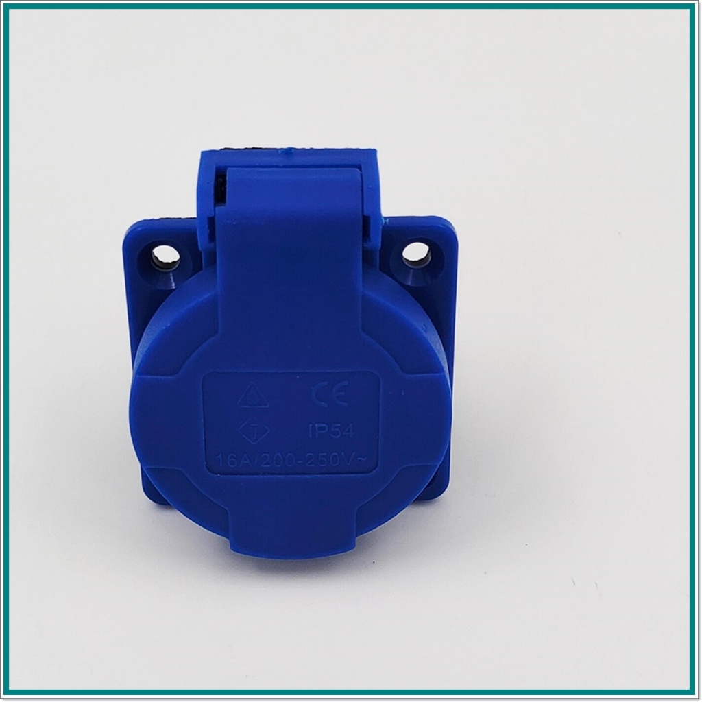 TYPE:312 POWER PLUG เพาเวอร์ปลั๊ก ปลั๊กตัวเมียแบบฝัง 2P 16A/200-250V 50 ...