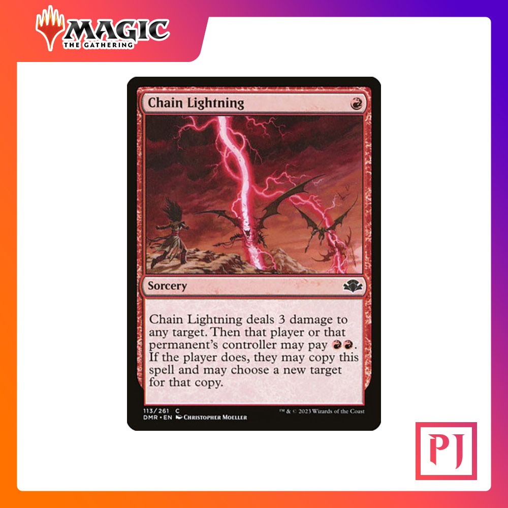 [MTG] Chain Lightning [DMR] [RED] [NORMAL] [ENG] (การ์ดเมจิค