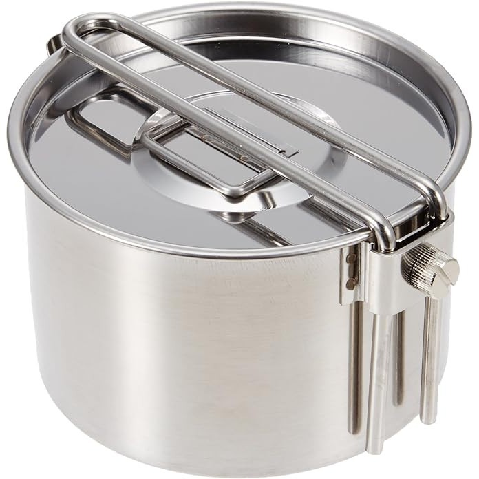 Captain Stag Camping Kettle Pot Camping Kettle Cooker 900mlM-7726 ...