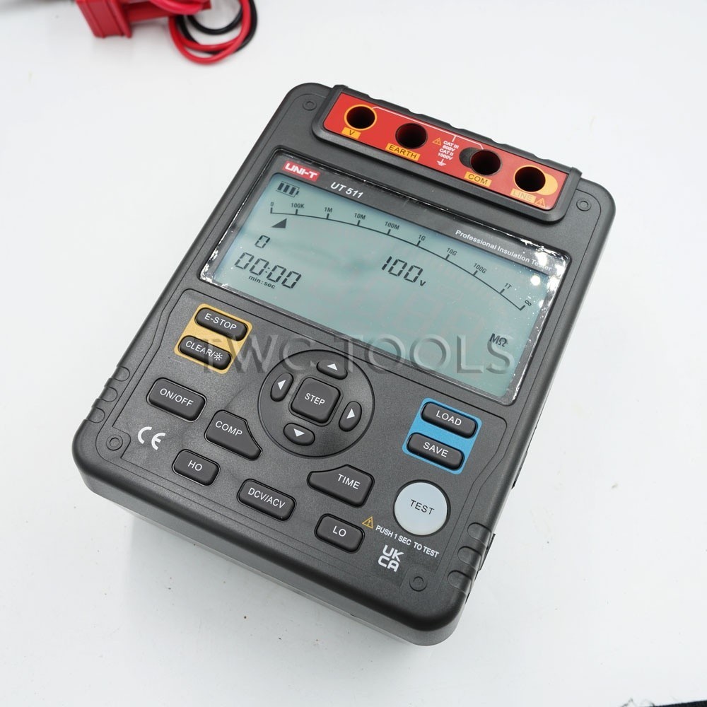 UNI-T UT511 เครื่องวัดความเป็นฉนวน เมกะโอห์ม เครื่องวัดความต้านทาน ...