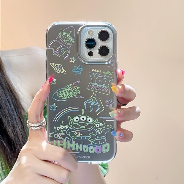 c291-พร้อมส่งในไทย-เคสไอโฟน-iphone-เคสกน้องกรีนสามตาอู้วววสีเงิน