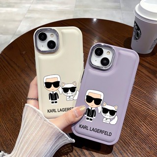 เคสโทรศัพท์มือถือนิ่ม ป้องกันเลนส์ ลายปีศาจ และแมว สําหรับ iPhone 14Promax 13 12 11 7Plus X XR xsmax