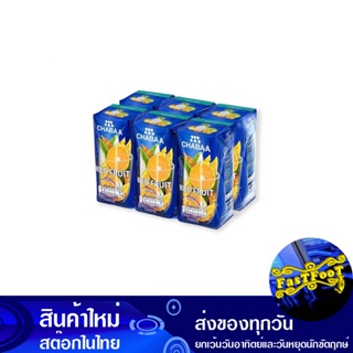 น้ำผลไม้ น้ำผลไม้รวม 180 มล. (แพ็ค6กล่อง) ชบา Chabaa Fruit Juice Mixed Fruit Juice