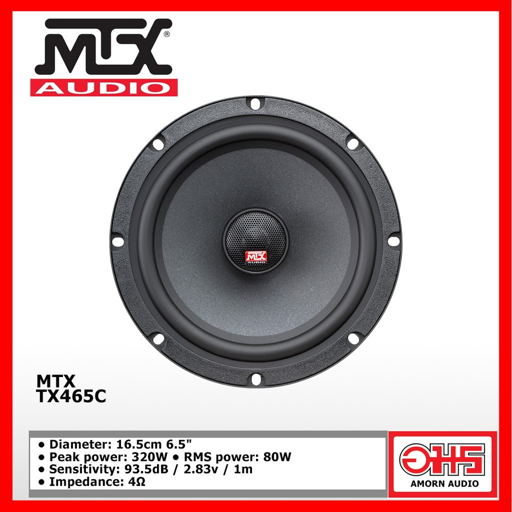 mtx-tx465c-ลำโพงแกนร่วม-6-5-นิ้ว-peak-power-320w-rms-power-80w-amornaudio-อมรออดิโอ