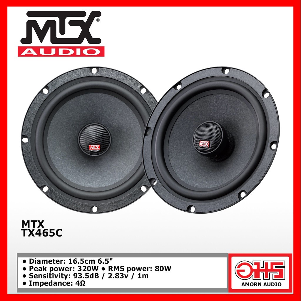 mtx-tx465c-ลำโพงแกนร่วม-6-5-นิ้ว-peak-power-320w-rms-power-80w-amornaudio-อมรออดิโอ