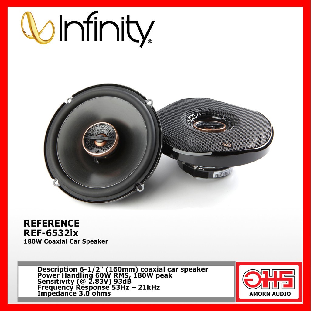 infinity-reference-ref-6532ix-6-1-2-โค้ด-dmay200ลดสูงสุด200-180w-coaxial-car-speaker