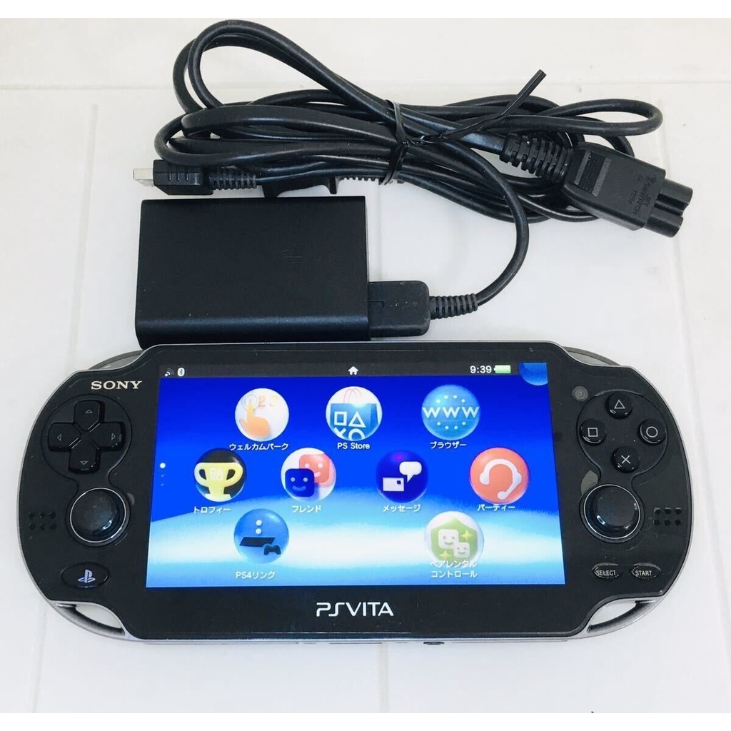 thumbnail image 2 of Sony PlayStation PS Vita PCH-1000 Handheld Console (Black) – Refurbished, Ranked, With USB Cable 2 of 5