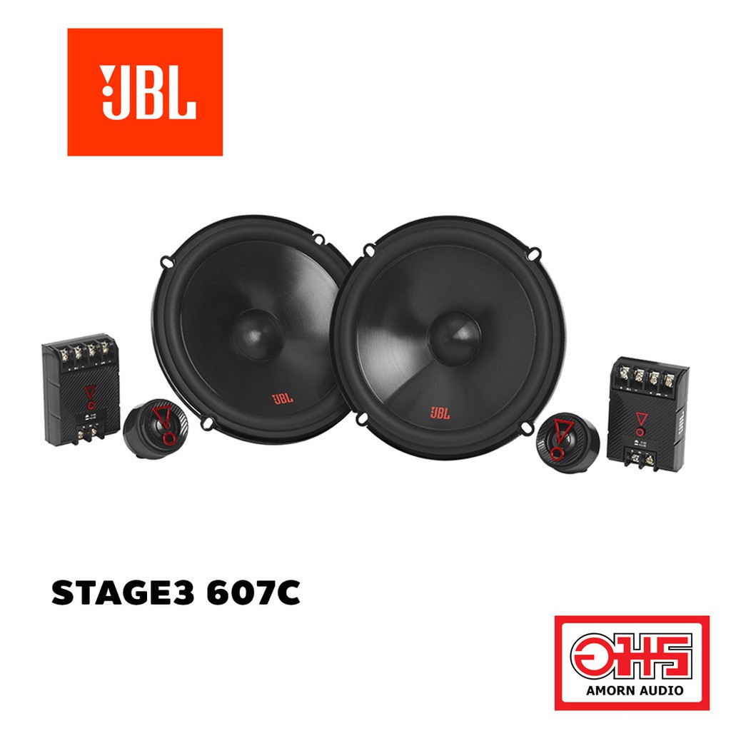 JBL STAGE3 607C ลำโพงรถยนต์ ลำโพงแยกชิ้น 6.5นิ้ว 50วัตต์ RMS AMORN ...