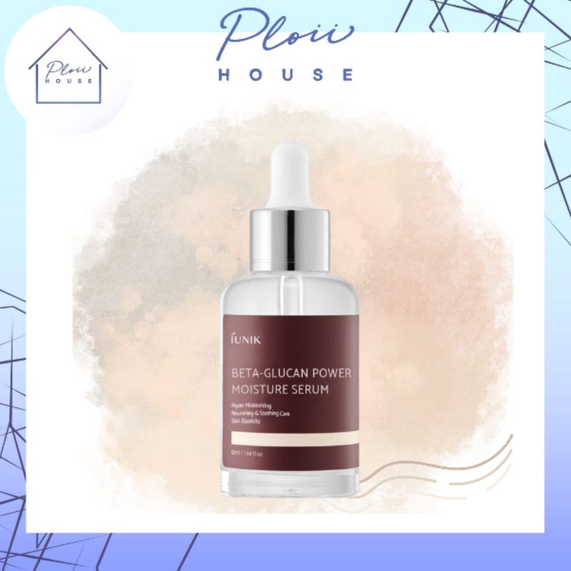 IUNIK Beta-Glucan Power Moisture Serum 50ml ของแท้ พร้อมส่ง | Shopee ...