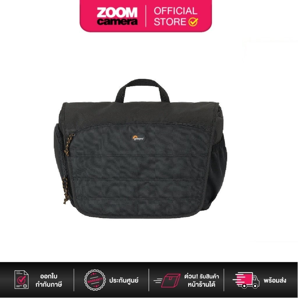 Lowepro Compuday Photo 150 – Borsa A Tracolla Per Fotocamera E Notebook, Spaziosa E Pratica, Nero