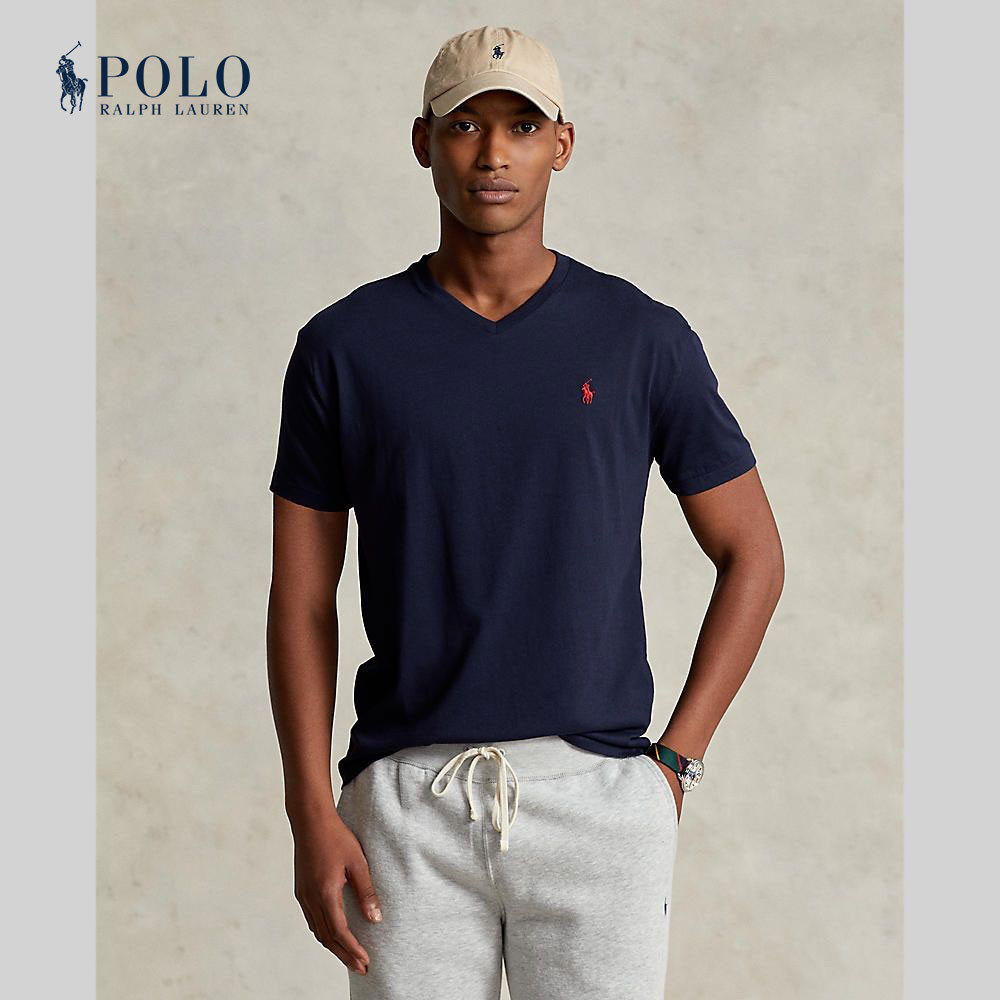 Polo Ralph Lauren Tee Classic Fit Jersey V Neck T Shirt MNPOTSH1N820062