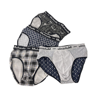 [ซื้อครบ 30.- ลดค่าส่ง 80.-] กางเกงในชายสไตล์เกาหลี ใส่สบาย เนื้อผ้ายืดยุ่น ฟรีไซส์ เอว 28-44 นิ้ว รุ่น: 3102