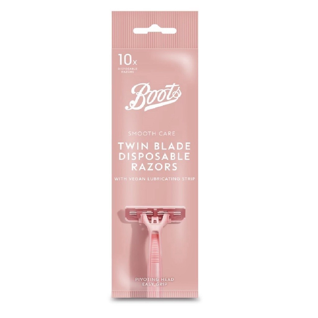 Boots Smooth Care Twin Blade Disposable Razors บู๊ทส์ สมูท แคร์ ทวิน เบ ...