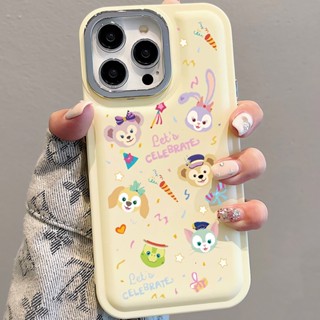 เคสโทรศัพท์มือถือนิ่ม ลายการ์ตูนหมี duffy สําหรับ iPhone 14Promax 13 12 11 7Plus X XR xsmax