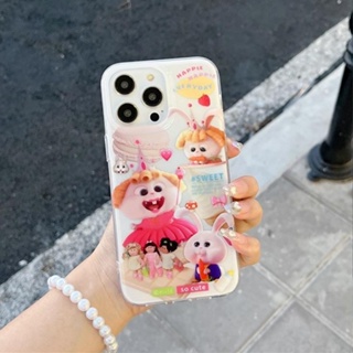 C234 [พร้อมส่งในไทย🐝] เคสไอโฟน iPhone เคสต้าวต่ายสโนบอลทั้งตลกปละน่ารัก