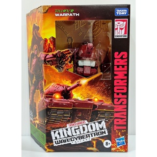 Transformers Generations War for Cybertron: Kingdom Warpath Deluxe WFC-K6 หุ่นยนต์ ทรานส์ฟอร์เมอร์ส Hasbro