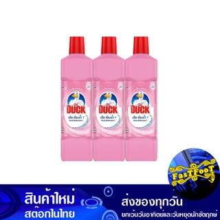 น้ำยาล้างห้องน้ำ กลิ่นพิ้งค์ สมูท 450 มล. (แพ็ค3ขวด) เป็ด Duck Bathroom Cleaner, Pink Smooth Scent