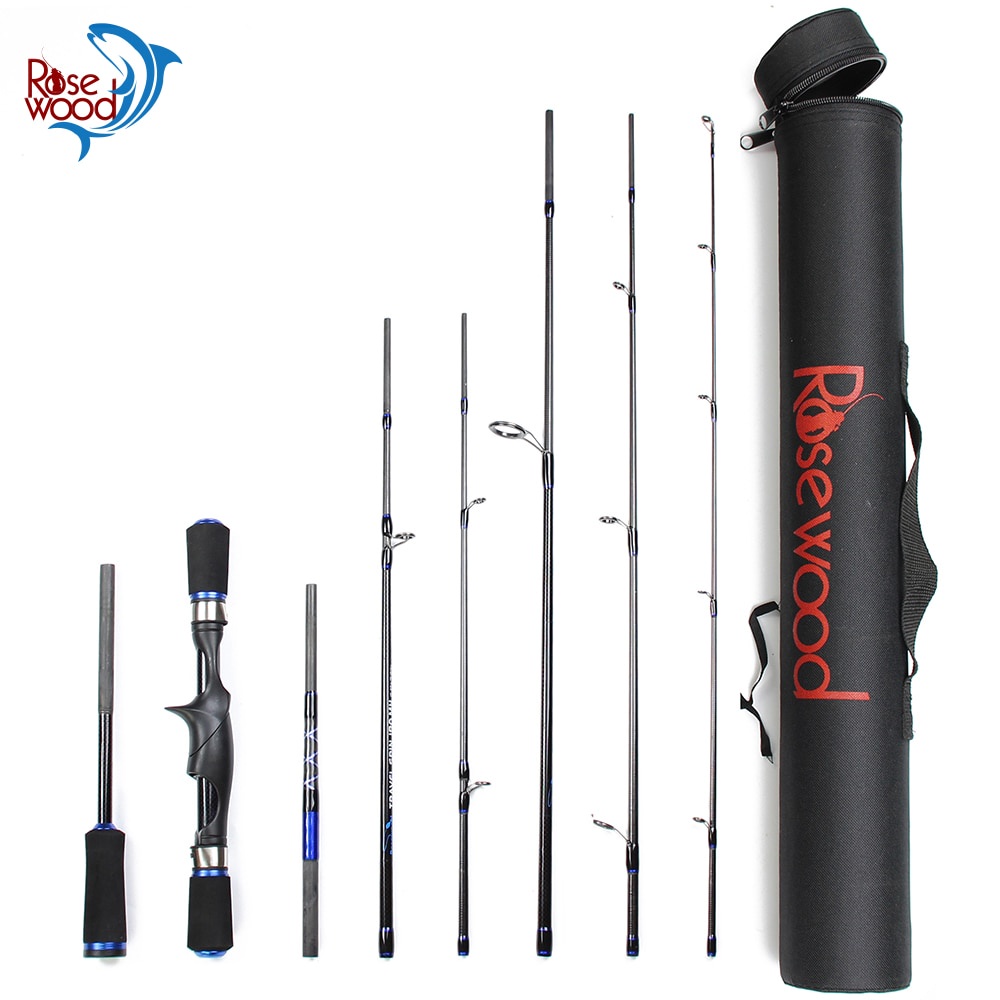 32e Rosewood 8 Setions Travel Fishing Rod Carbon Fiber 1.8m 2.1m