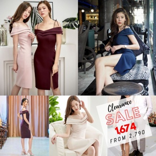 เดรส EL0703 Grace Dress (ลด130 โค้ดWQUCEP) ชุดใส่เที่ยว ชุดออกงาน ชุดเพื่อนเจ้าสาว | Evalynbrand