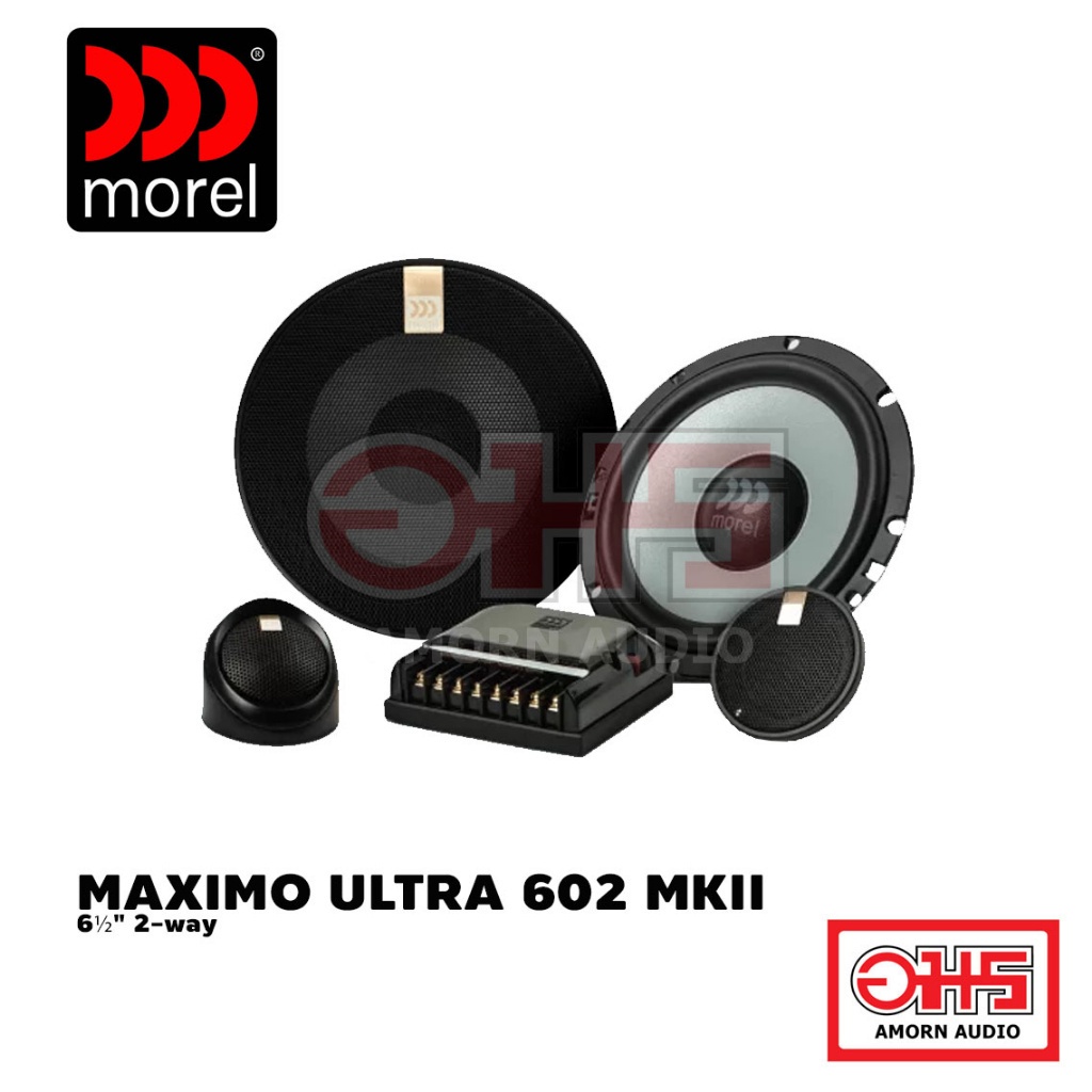 morel-maximo-ultra-602-mkii-ลำโพงแยกชิ้น-ขนาด-6-5-นิ้ว-100-watts-rms-amornaudio