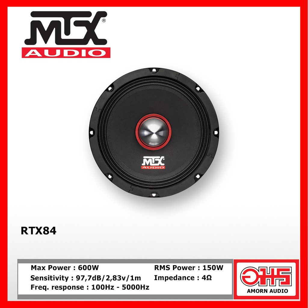 mtx-rtx84-เครื่องเสียงรถยนต์-ลำโพงเสียงกลาง-8นิ้ว-1ดอก-amornaudio-อมรออดิโอ