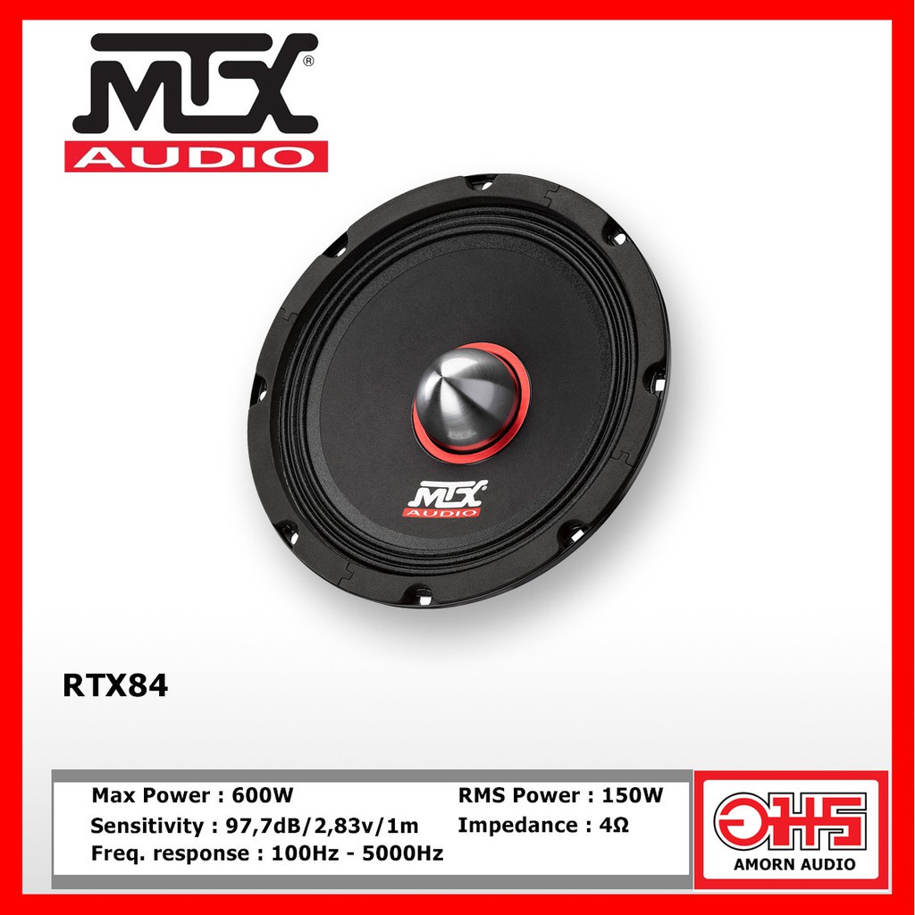 mtx-rtx84-เครื่องเสียงรถยนต์-ลำโพงเสียงกลาง-8นิ้ว-1ดอก-amornaudio-อมรออดิโอ