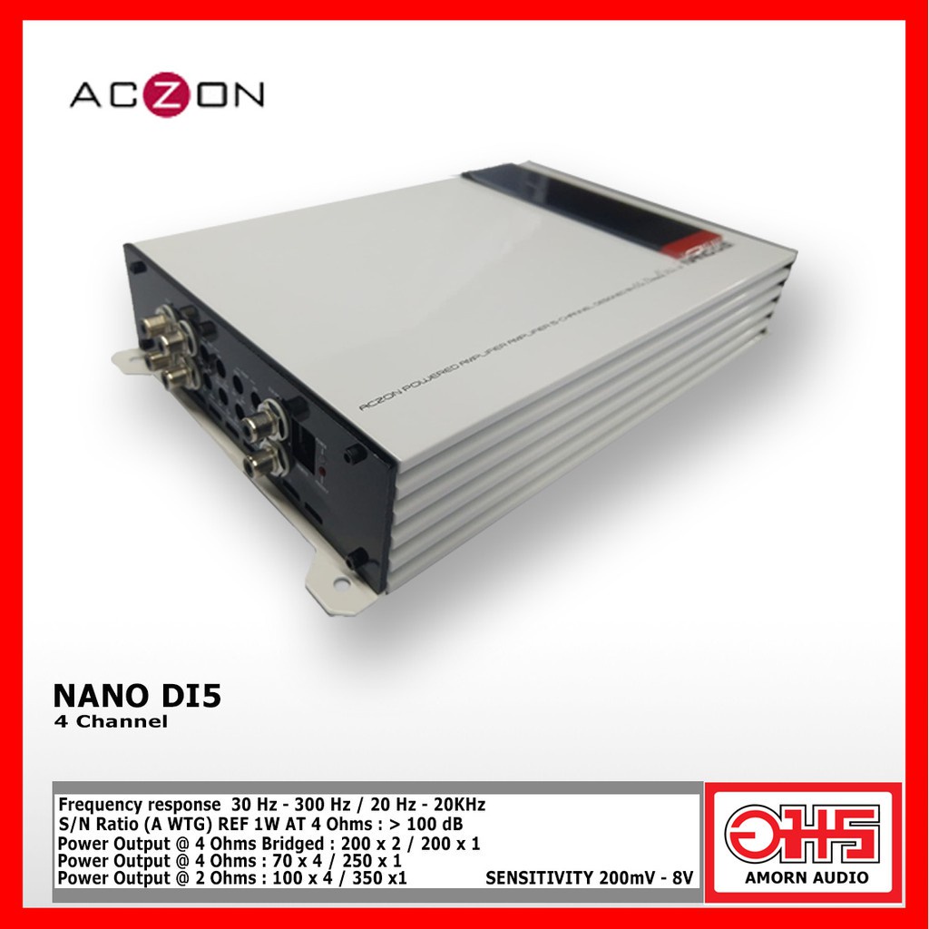 aczon-nano-di5-เพาเวอร์แอมป์-ขนาด-5-แชนแนล-amornaudio-อมรออดิโอ