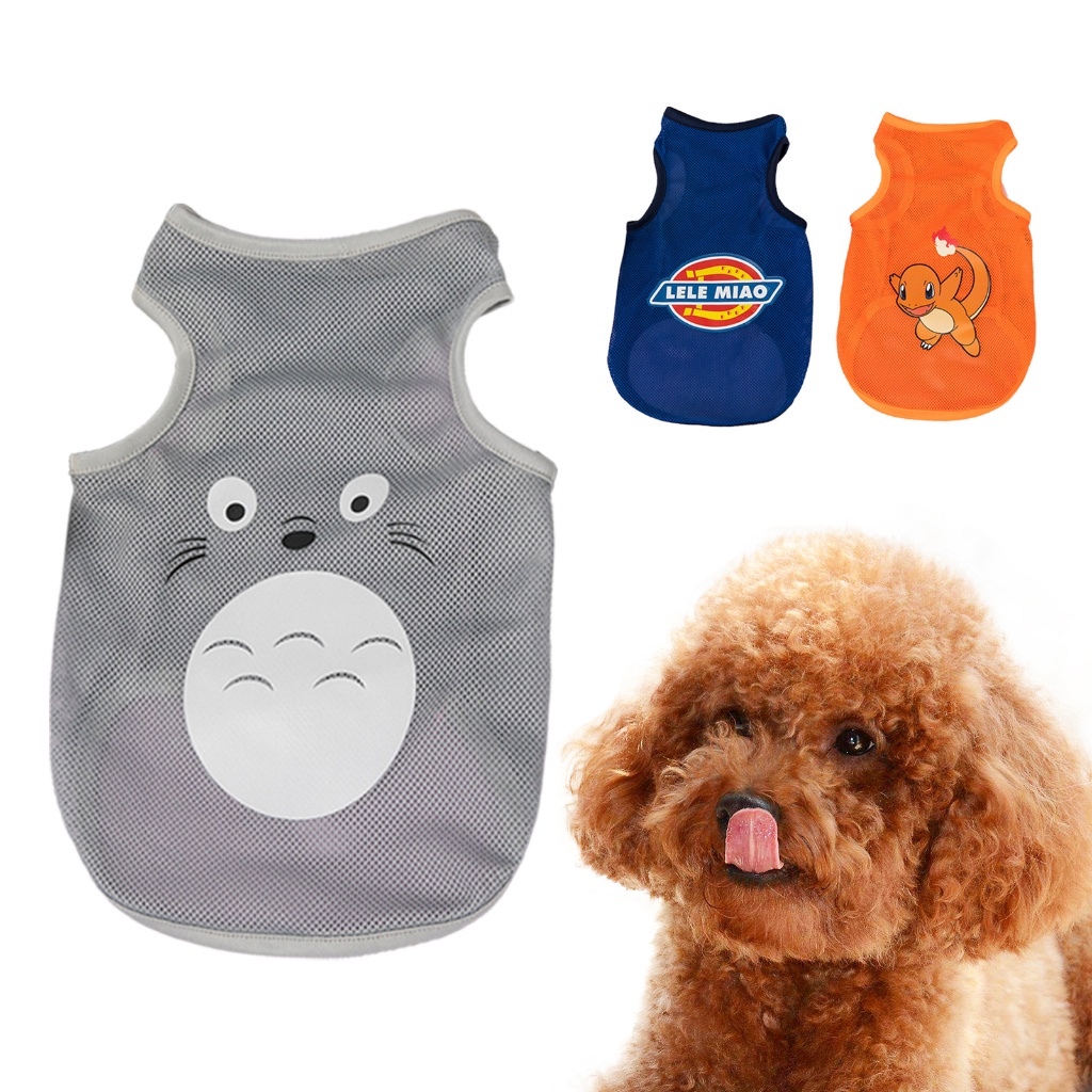 pota-polyester-pet-apparel-for-household-puppy-cartoon-print-ultra-thin-vest-apparel-exquisite-pattern