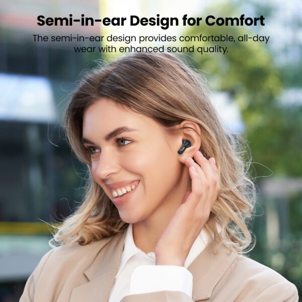 TOZO Tonal Fits หูฟังบลูทูธ หูฟังเอียบัด หูฟังไร้สาย max 10 hr/charge, IPX6, Bluetooth 5.3
