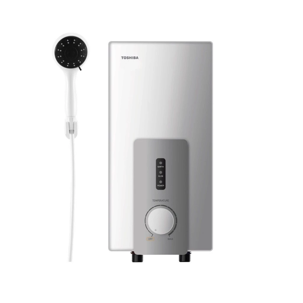 TOSHIBA เครื่องทำน้ำอุ่น 4,500 วัตต์ รุ่น DSK45S5KW พร้อมชุดฝักบัว