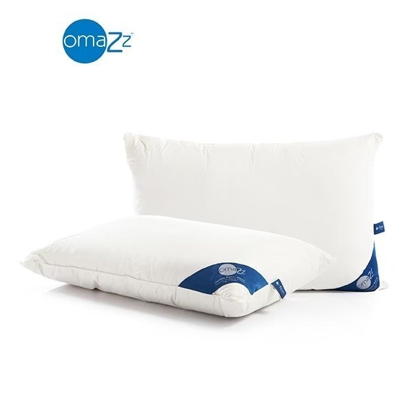OMAZZ รุ่น หมอนหนุนขนห่านไซบีเรีย Firm ขนาด Standard 50x75 cm. เพื่อการรองรับสรีระอย่างนุ่มนวลและหลับสบายตลอดคืน