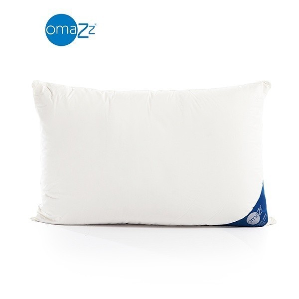 OMAZZ รุ่น หมอนหนุนขนห่านไซบีเรีย Firm ขนาด Standard 50x75 cm. เพื่อการรองรับสรีระอย่างนุ่มนวลและหลับสบายตลอดคืน