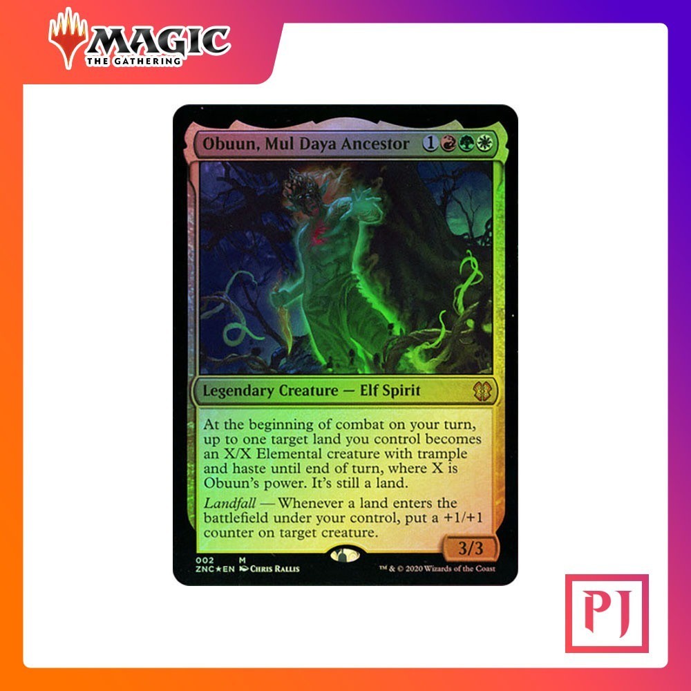 [MTG] Obuun, Mul Daya Ancestor (Regular Art) [ZNC] [MULTI] [RARE] [FOIL ...