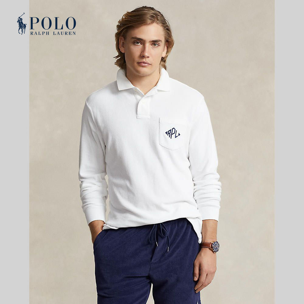 Polo Ralph Lauren Classic Fit Monogram Terry Polo Shirt MNPOKNI16823524 Shopee Thailand