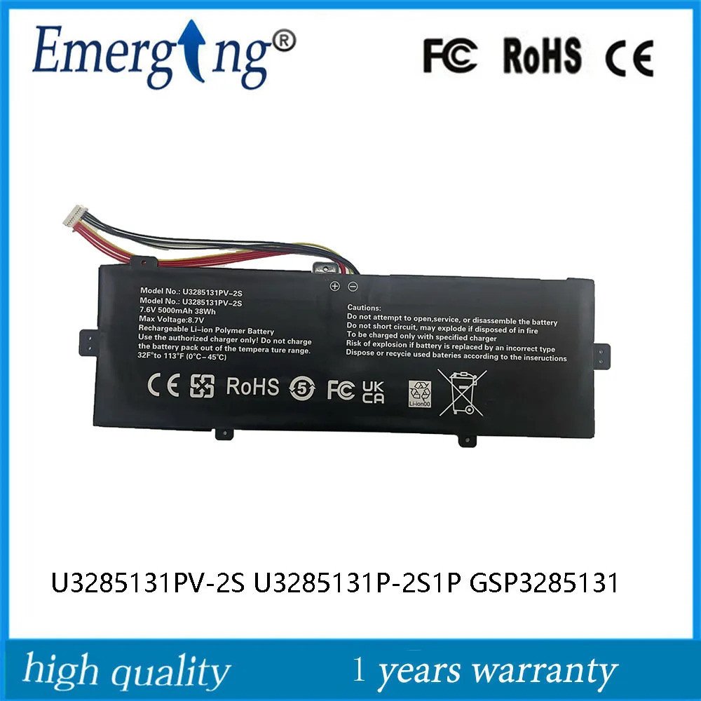 ใหม่ U3285131PV-2S แบตเตอรี่แล็ปท็อปสำหรับ Haier A914 JNB10 U3285131P ...