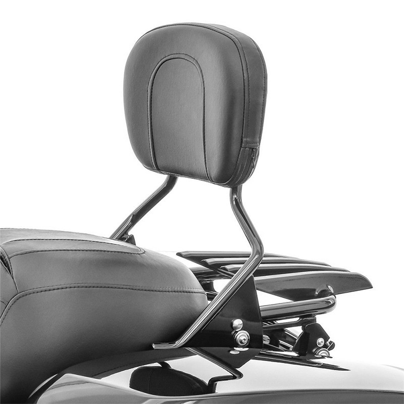 Motorcycle Lazy Back Motorcycle Passenger Sissy Bar Backrest Detachable ...