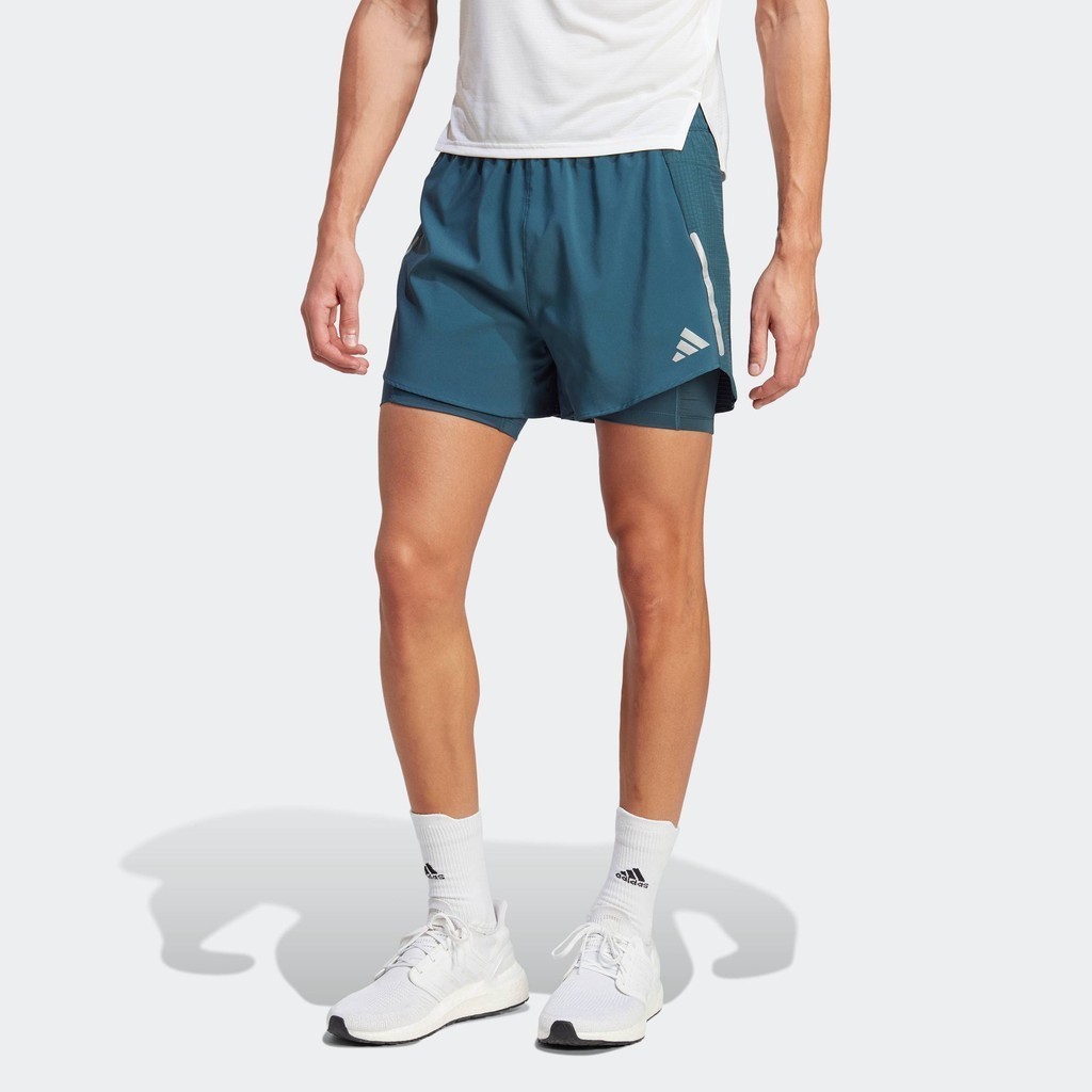 Adidas 2 in 1 shorts mens clearance