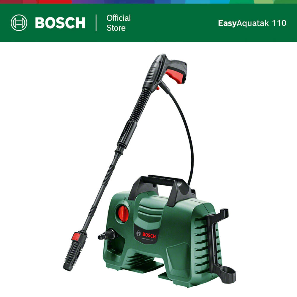 BOSCH เครื่องฉีดน้ำแรงดันสูง 110 บาร์ รุ่น EasyAquatak 110